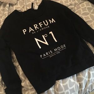 H&M Long sleeve black sweater/shirt